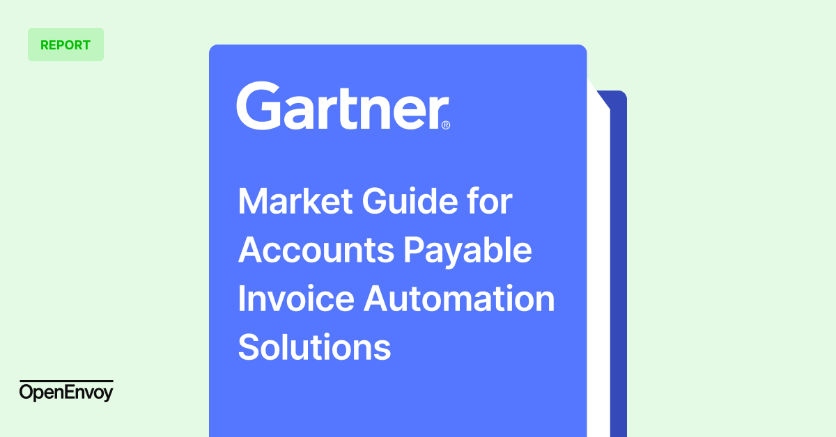 Gartner Market Guide For Accounts Payable Invoice Automation Solutions